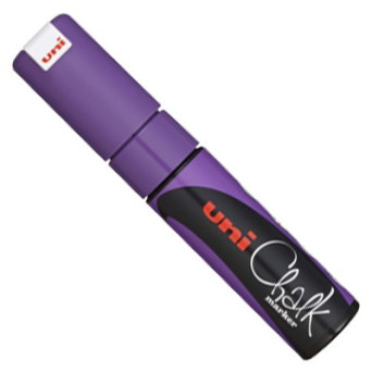 Marker kredowy do tablic PWE-8K - Uni - fioletowy