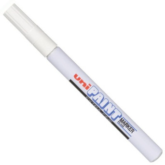 Marker olejowy PX-203 - Uni - biały
