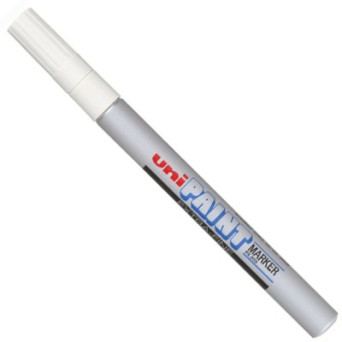 Marker olejowy PX-203 - Uni - srebrny
