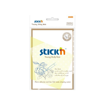 Karteczki samoprzylepne przezroczyste Stick'N - 101 x 150 mm, 30 szt.