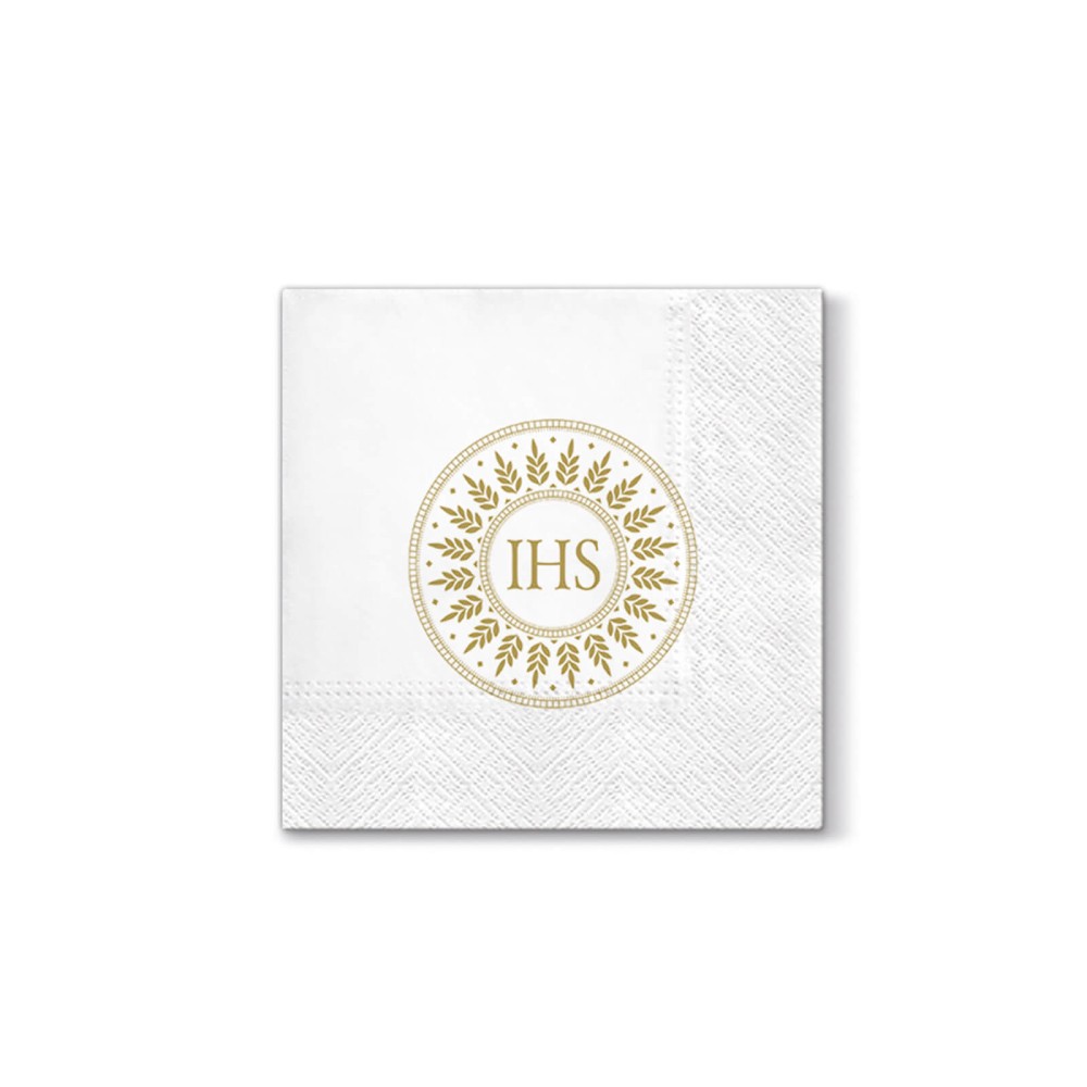 Serwetki komunijne - Paw - IHS, 20 szt.