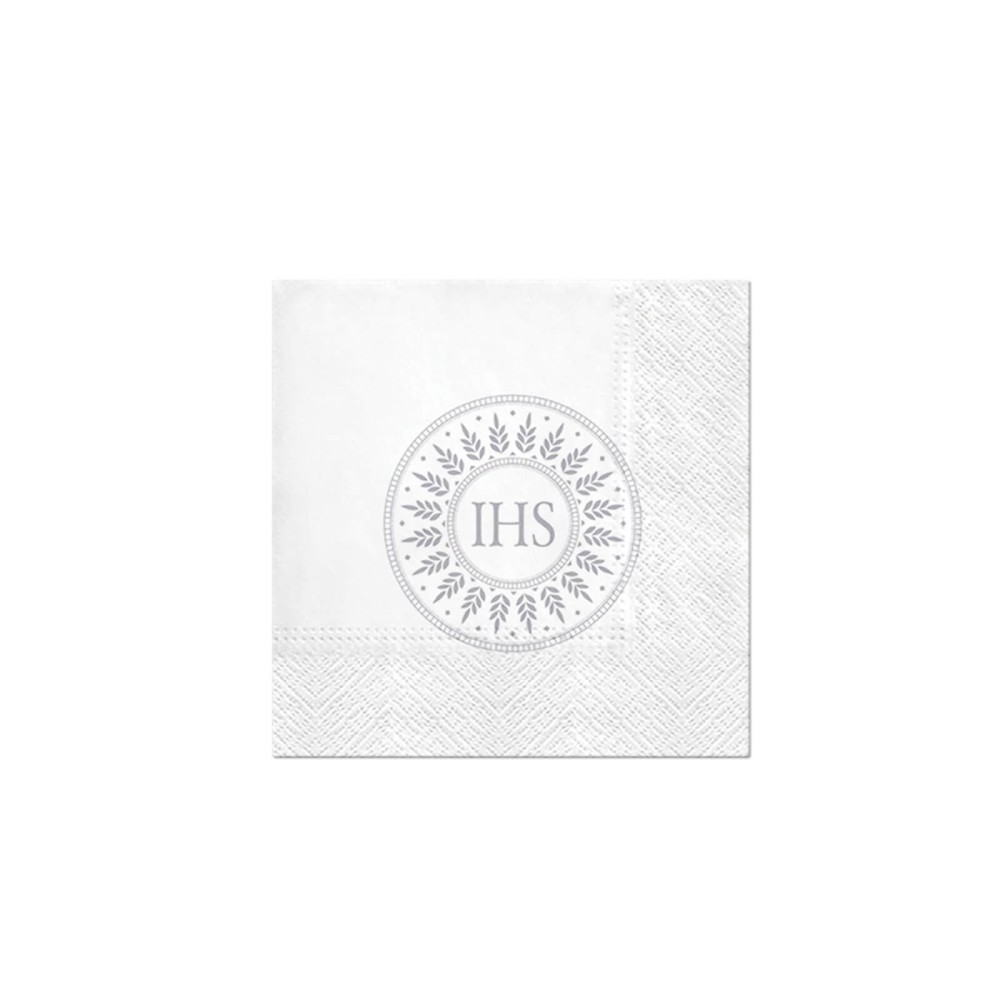 Serwetki komunijne - Paw - IHS, 20 szt.