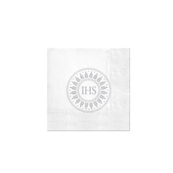 Serwetki komunijne - Paw - IHS, 20 szt.