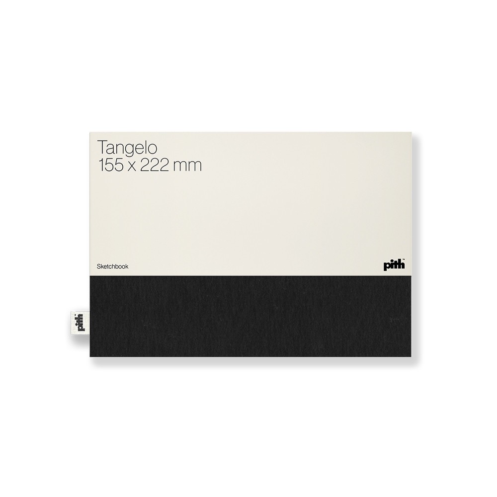Sketchbook Tangelo - pith - Black, 15,5 x 22,2 cm