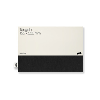 Sketchbook Tangelo - pith - Black, 15,5 x 22,2 cm