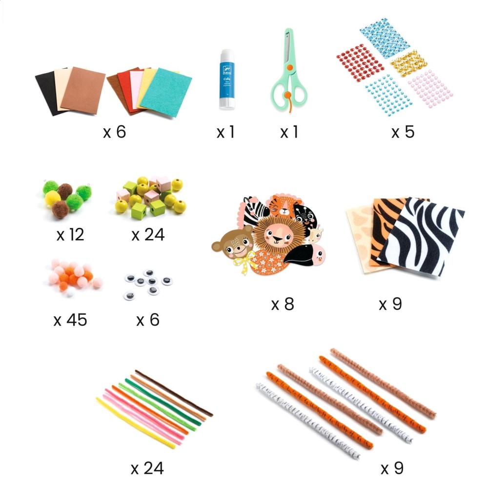 Creative set for children Jungle - Djeco
