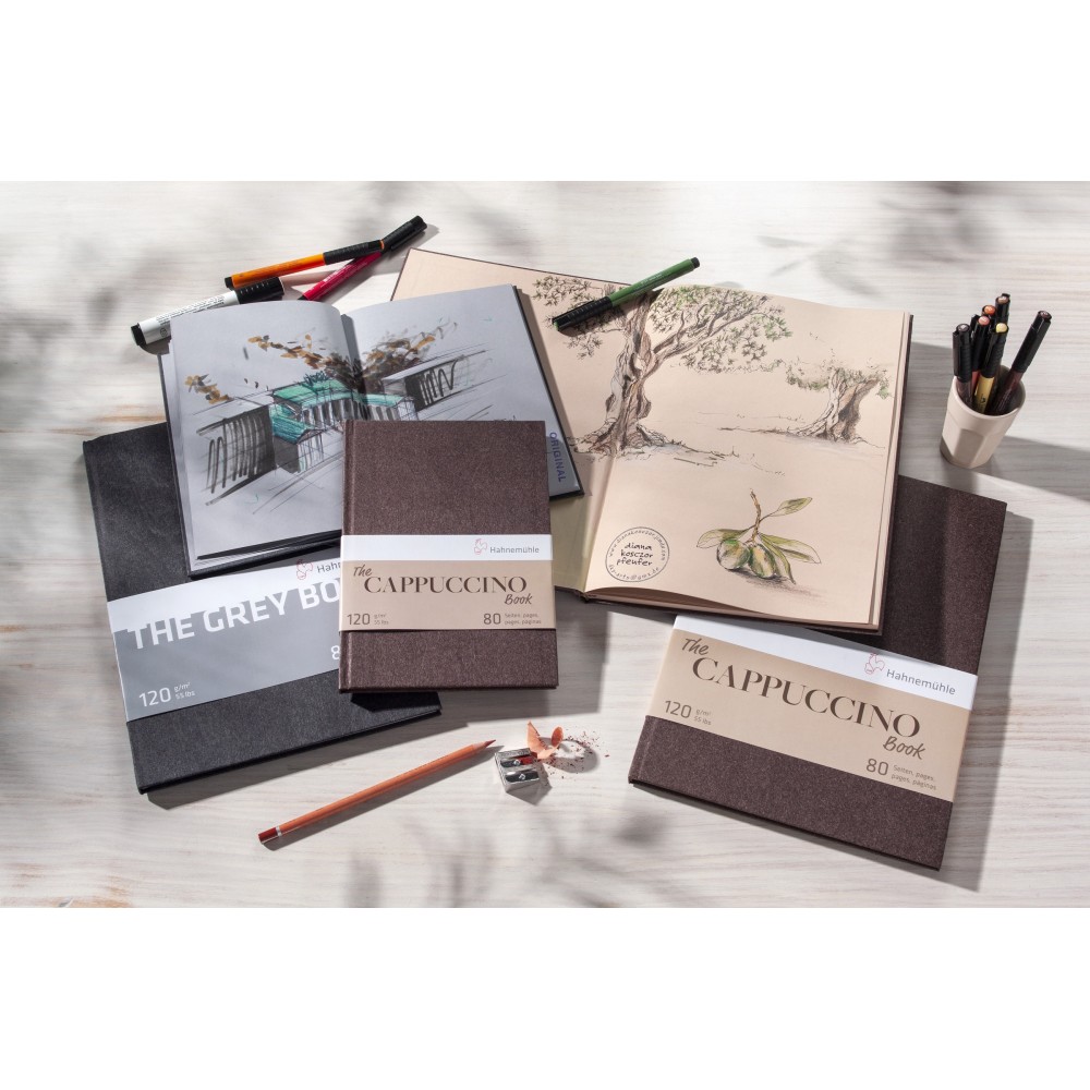 Szkicownik The Cappuccino Book - Hahnemühle - A5, 120 g, 80 ark.
