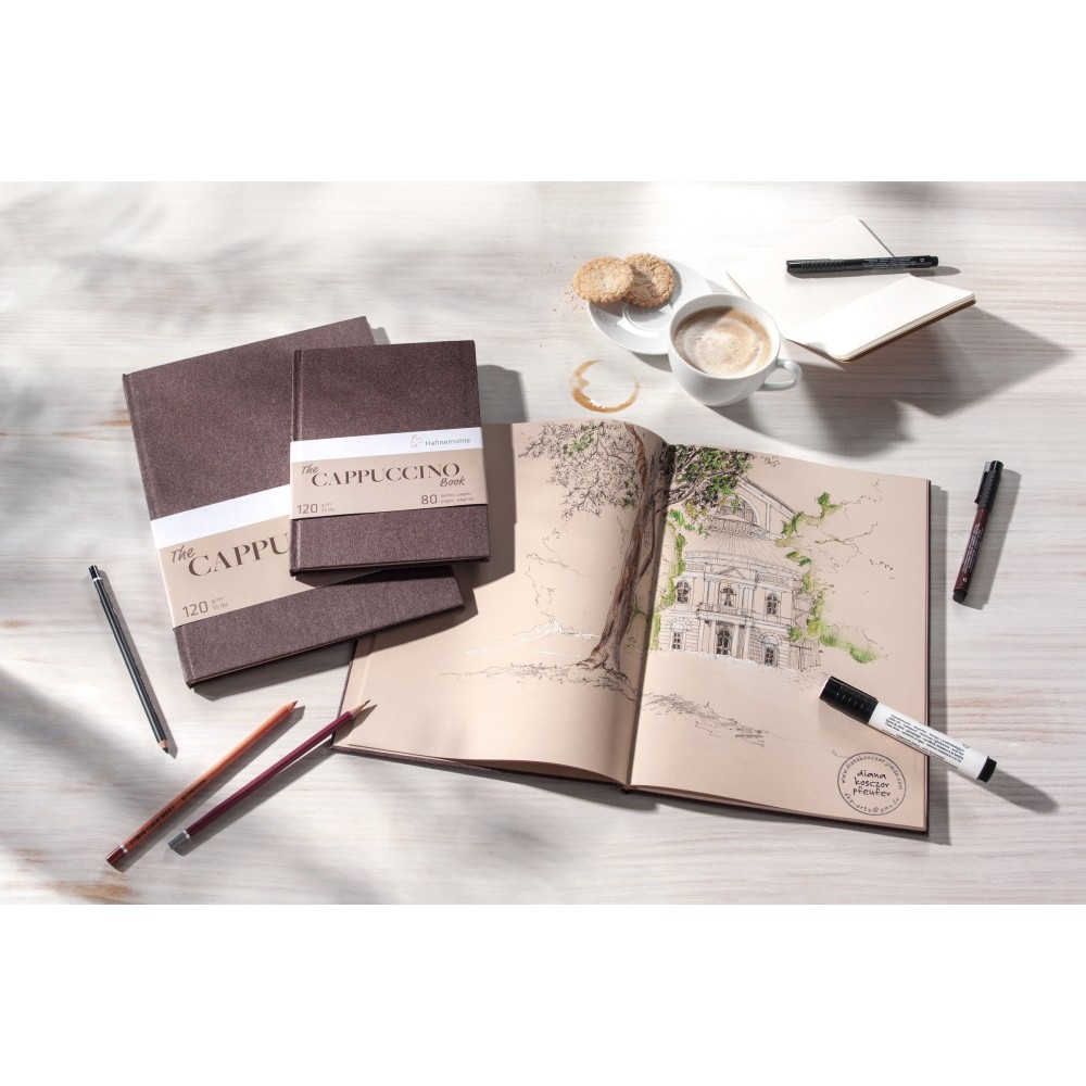 The Cappuccino Book Sketchbook - Hahnemühle - A4, 120 g, 80 pages