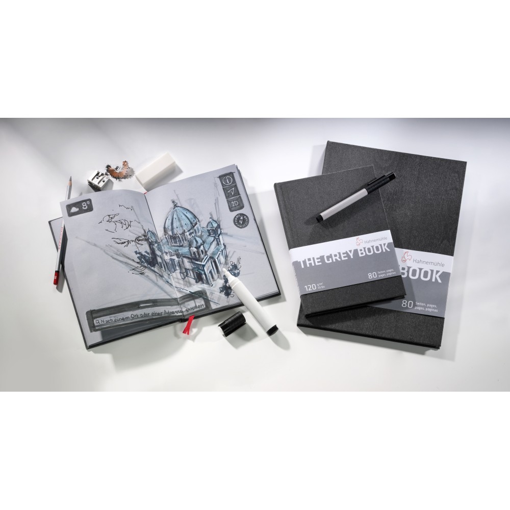 The Grey Book Sketchbook - Hahnemühle - A4, 120 g, 80 pages