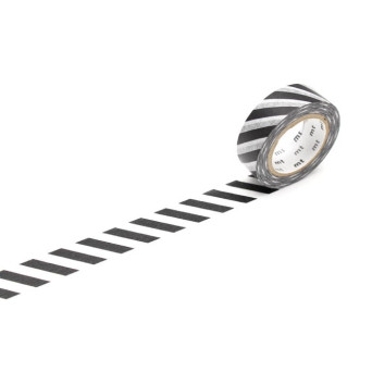Stripe Black Masking Tape - 1 roll