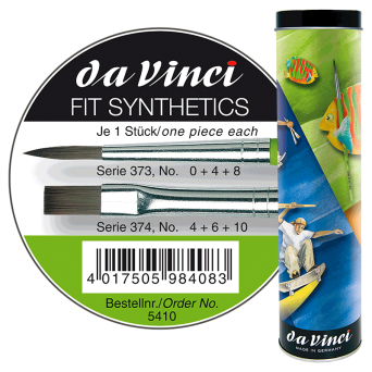 Zestaw pędzli syntetycznych Fit Synthetics - Da Vinci - 6 szt.
