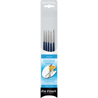 Brush Red Sable Set for details - Da Vinci - 5 pcs