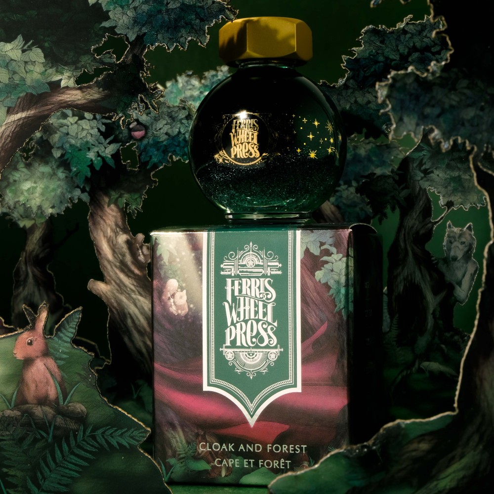 Calligraphy ink FerriTales - Ferris Wheel Press - Cloak and Forest, 20 ml