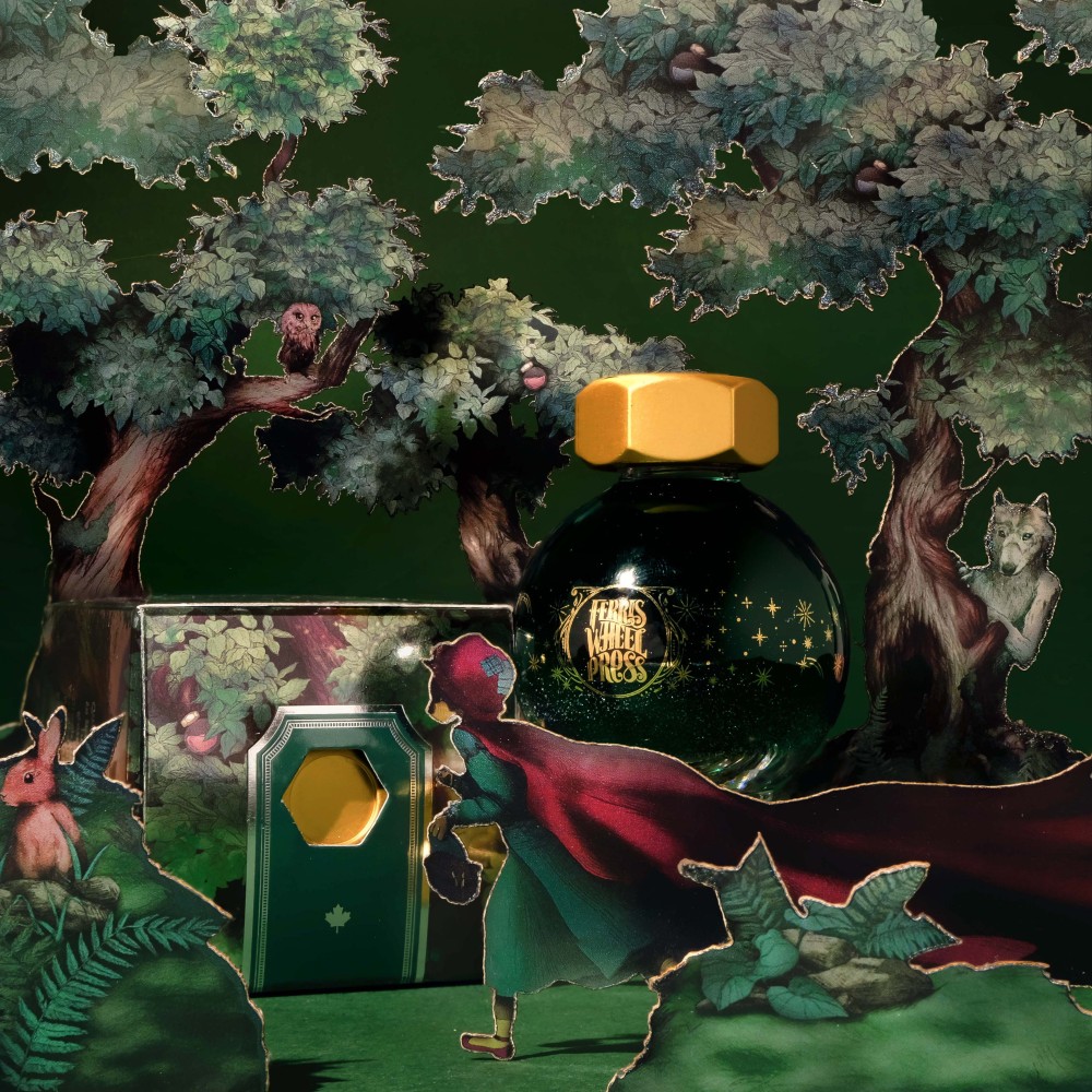 Calligraphy ink FerriTales - Ferris Wheel Press - Cloak and Forest, 20 ml