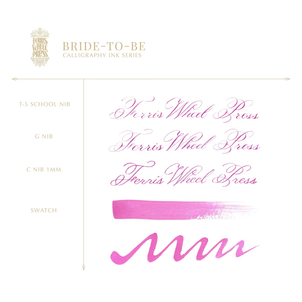 Tusz wodoodporny - Ferris Wheel Press - Bride to Be, 28 ml