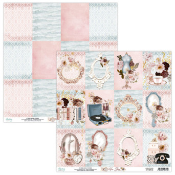 Scrapbooking paper 30,5 x 30,5 cm - Mintay - Her Story 06