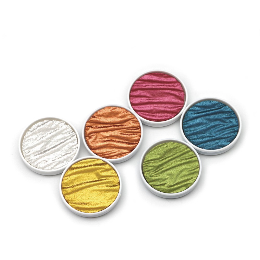 Zestaw akwareli, Candy - Coliro Pearl Colors - 6 kolorów