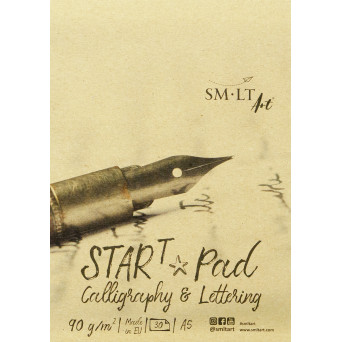 Blok do kaligrafii i letteringu Start Pad - SM-LT - w linie, A5, 90 g/m2, 30 ark.