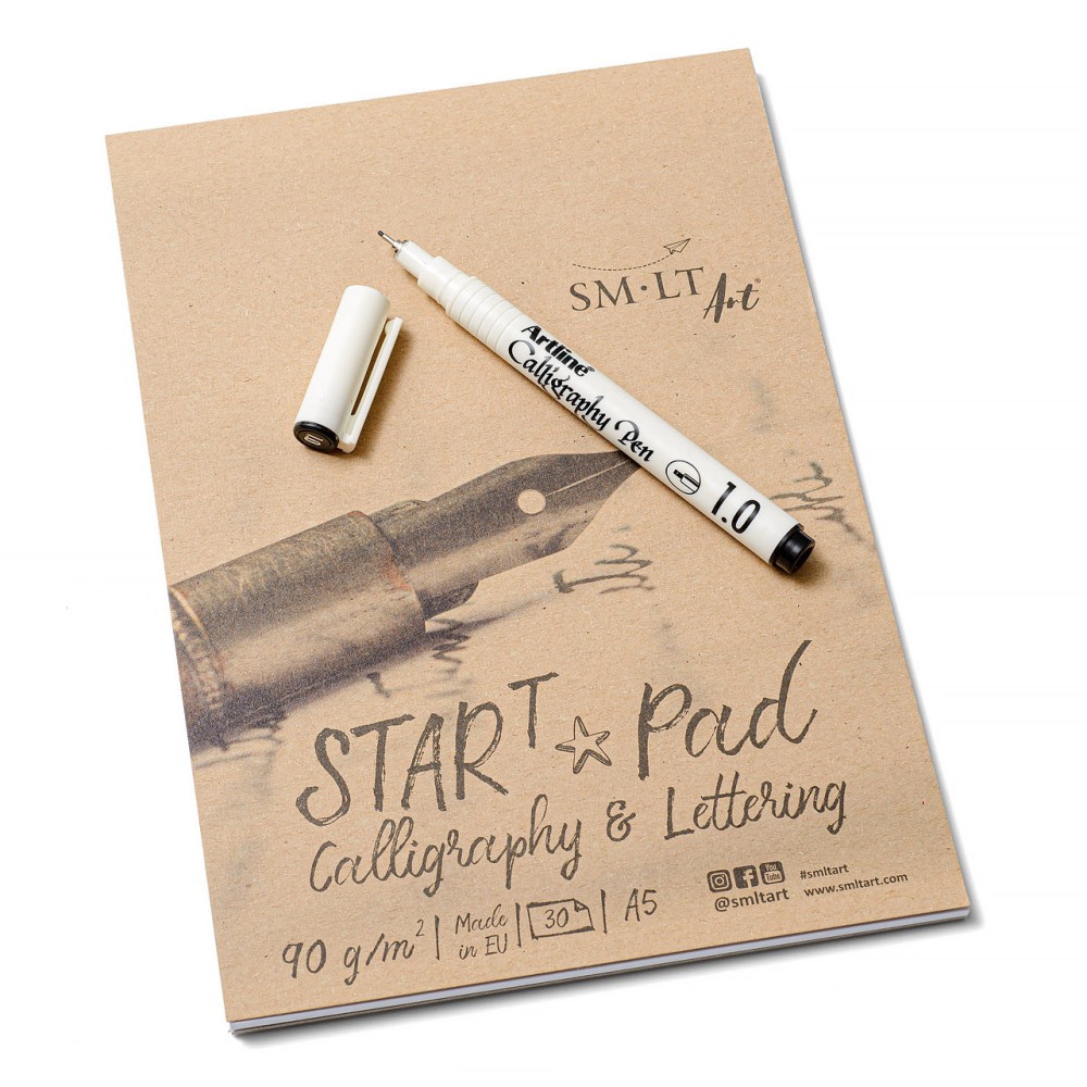 Calligraphy and lettering Start Pad - SM-LT - ruled, A5, 90 g/m2