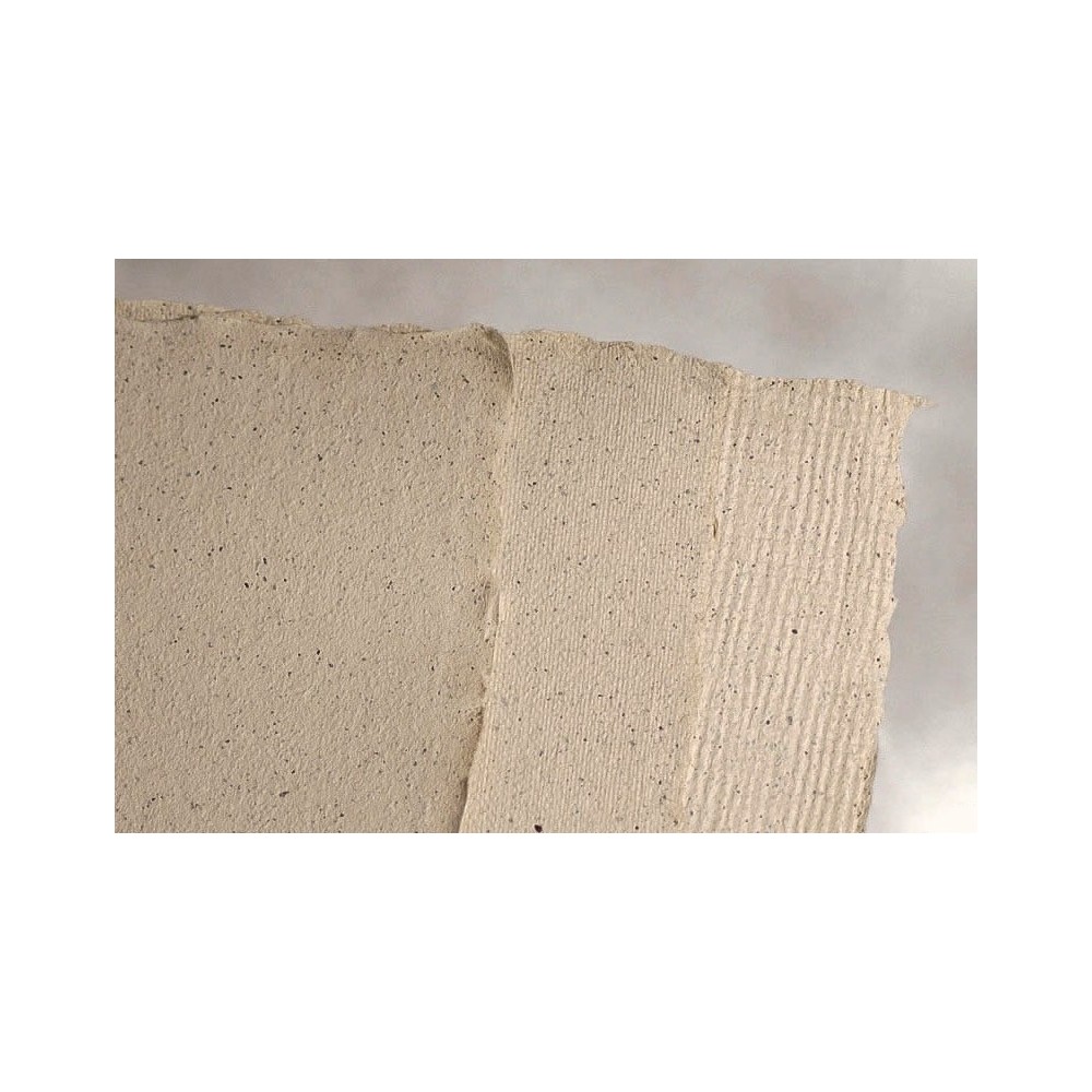 Handmade paper - Kalander - coffee, linen, A4