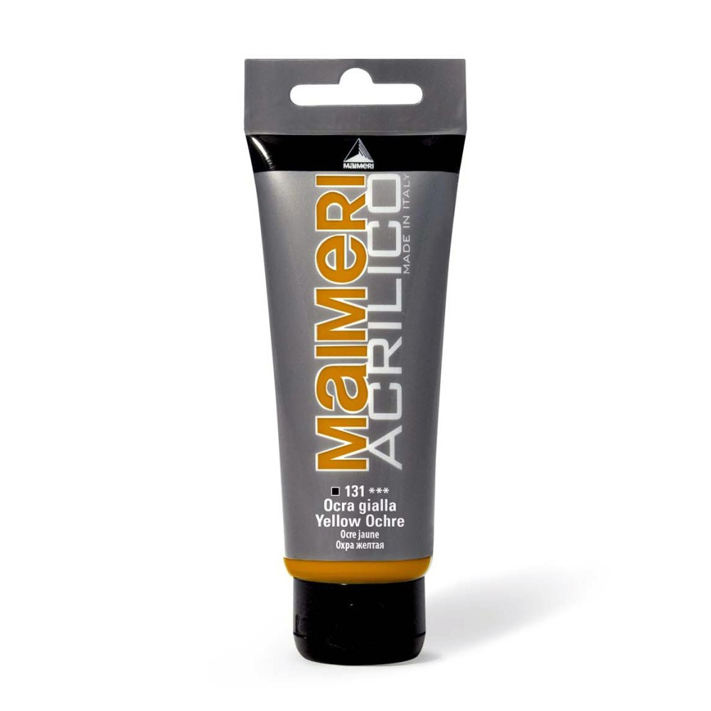 Acrylic paint Acrilico - Maimeri - 131, Yellow Ochre, 200 ml