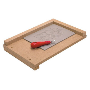 Bench Hook for stamp carving, printmaking - Essdee - 20 x 30 cm
