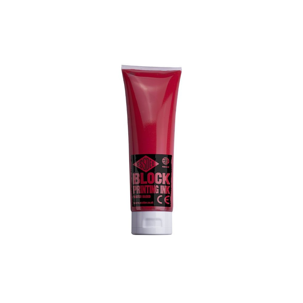 Farba, tusz do linorytu Block Printing Ink - Essdee - Brilliant Red, 300 ml