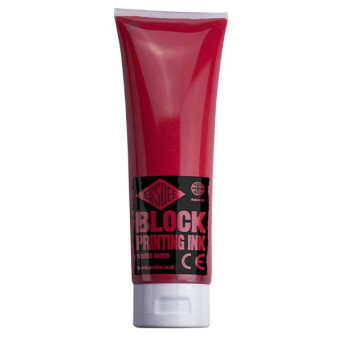 Farba, tusz do linorytu Block Printing Ink - Essdee - Brilliant Red, 300 ml