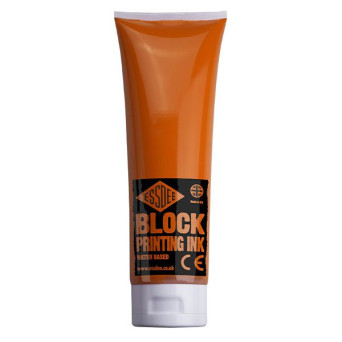 Block Printing Ink - Essdee - Orange, 300 ml