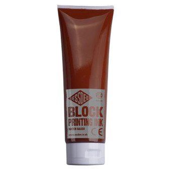 Farba, tusz do linorytu Block Printing Ink - Essdee - Burnt Sienna, 300 ml