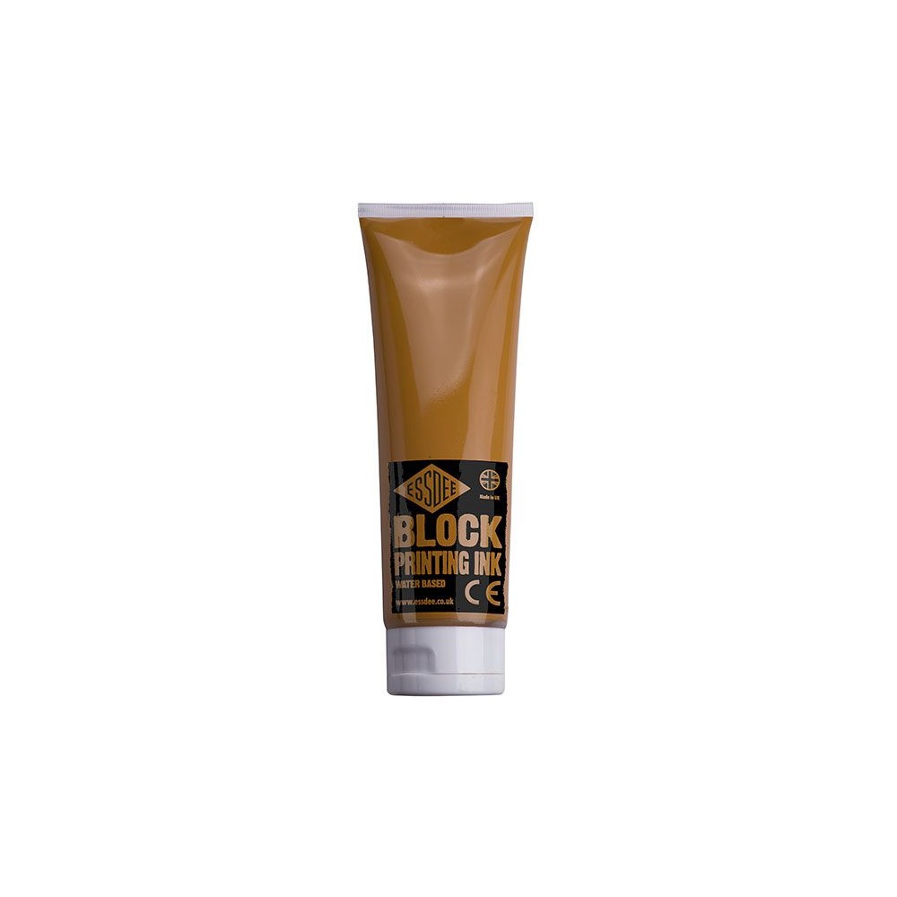 Farba, tusz do linorytu Block Printing Ink - Essdee - Yellow Ochre, 300 ml