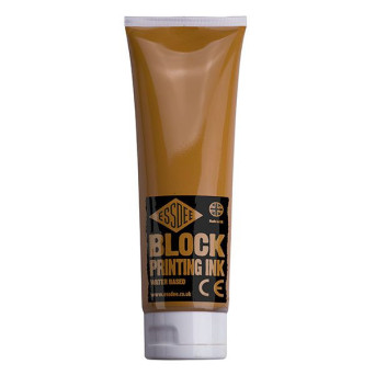 Block Printing Ink - Essdee - Yellow Ochre, 300 ml
