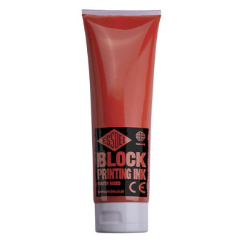 Farba, tusz do linorytu Block Printing Ink - Essdee - Vermillion, 300 ml