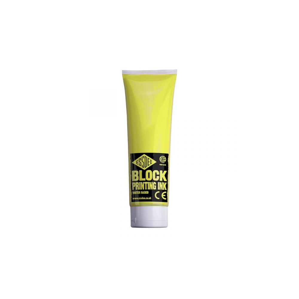 Block Printing Ink - Essdee - Lemon Yellow, 300 ml