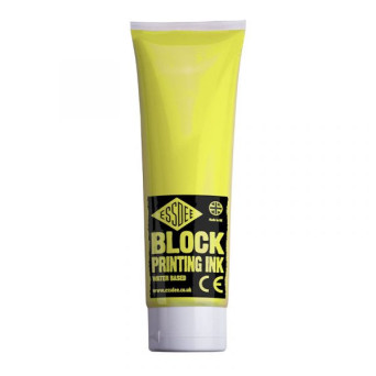 Block Printing Ink - Essdee - Lemon Yellow, 300 ml