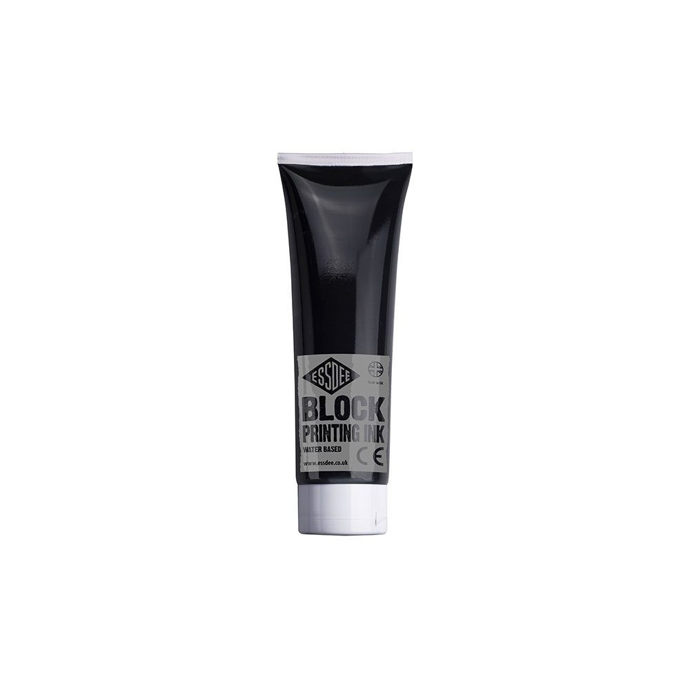 Block Printing Ink - Essdee - Black, 300 ml