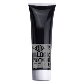 Block Printing Ink - Essdee - Black, 300 ml