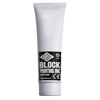 Block Printing Ink - Essdee - White, 300 ml