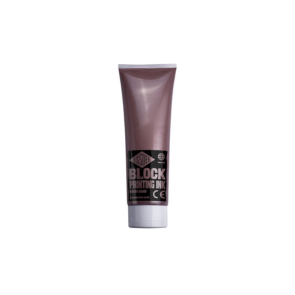 Block Printing Ink - Essdee - Metallic Bronze, 300 ml
