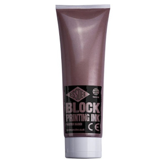 Block Printing Ink - Essdee - Metallic Bronze, 300 ml