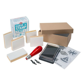 Zestaw do linorytu Carve a Stamp - Essdee - 11 szt.