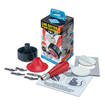 Lino Cutter & Stamp Carving Kit - Essdee - 10 pcs.