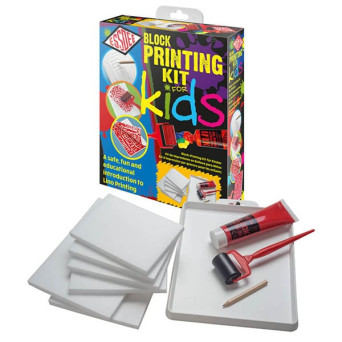Zestaw do linorytu dla dzieci Block Printing Kit - Essdee - 10 szt.