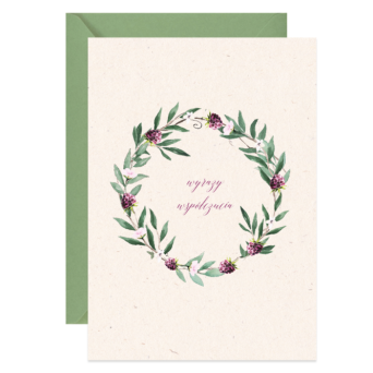 Greeting card A6 - Paperwords - Kondolencje