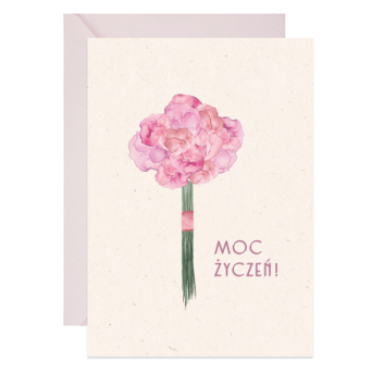 Kartka okolicznościowa A6 - Paperwords - Moc Życzeń, Bukiet
