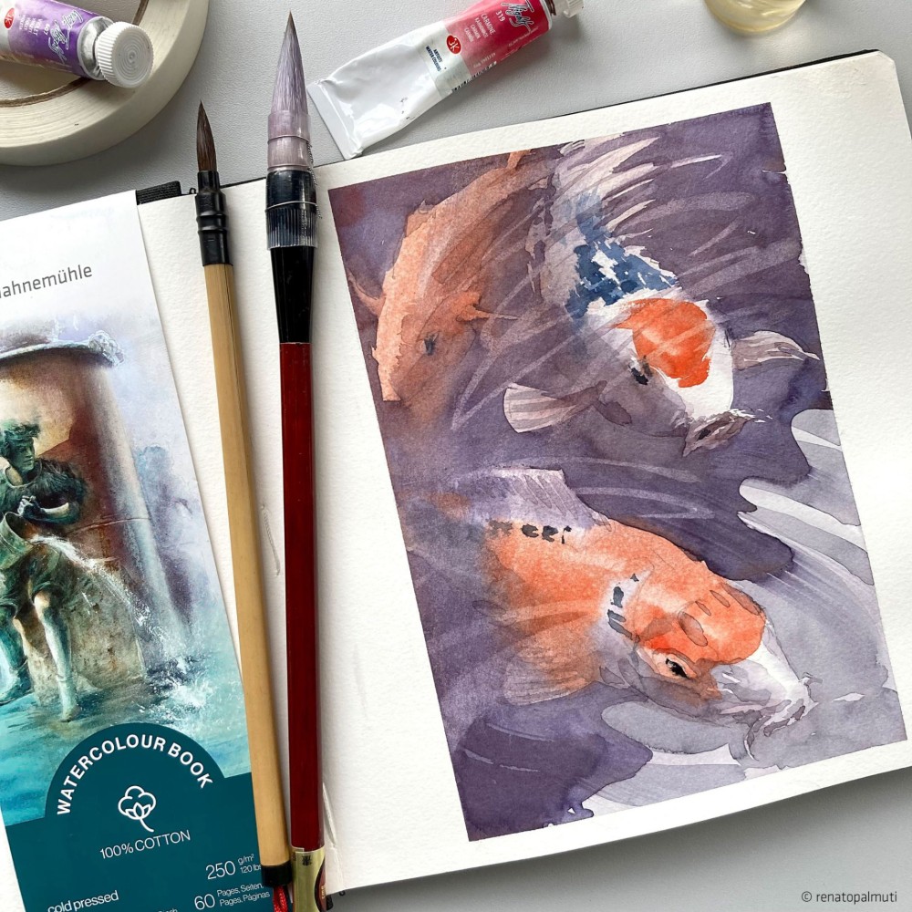 Szkicownik do akwareli Watercolour Book - Hahnemühle - A5, 250 g, 30 ark.