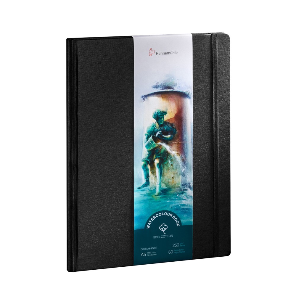 Watercolour Book - Hahnemühle - cold pressed, A5, 250 g, 60 pages