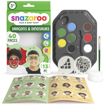 Zestaw do malowania twarzy - Snazaroo - Dragon