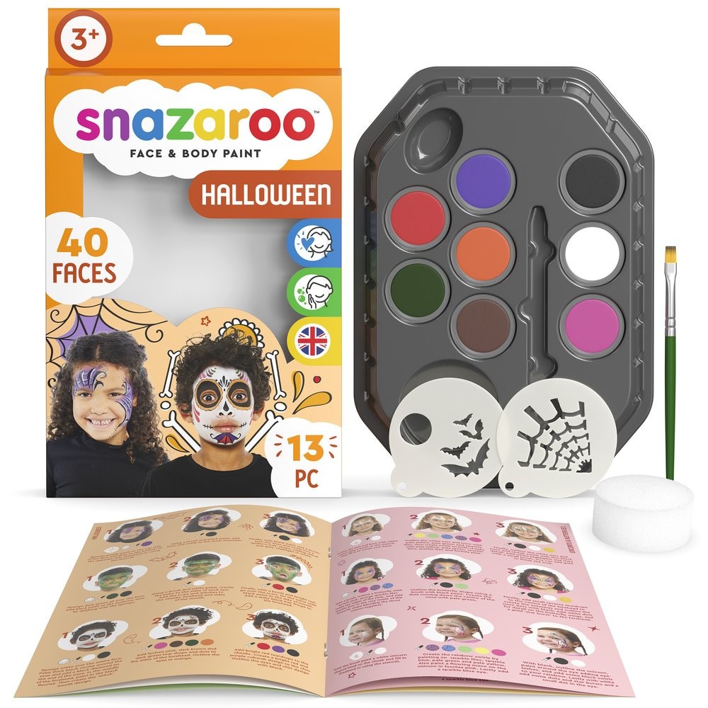 Zestaw do malowania twarzy - Snazaroo - Halloween