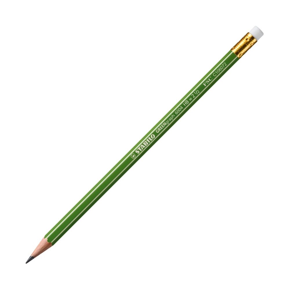 GreenGraph pencil with eraser - Stabilo - HB